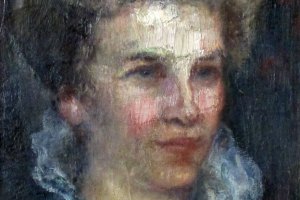 Dora · 54 x 45 cm · Öl auf Malpappe · um 1930 · Privatbesitz, Dresden